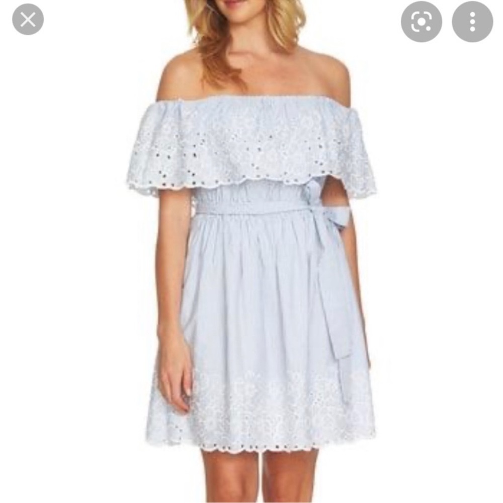 Cece off the shoulder dress